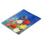 フラワーバタフライハミングバード ノートブック (左側)