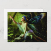 フラワーバタフライフェアリー ポストカード (正面/裏面)