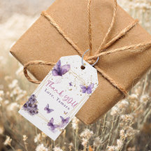 フラワーバタフライ パープル ゴールド ベビーシャワー パーティー