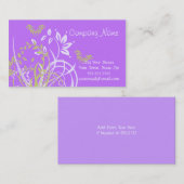 フラワーバターカスタマイズ名刺 名刺 (正面/裏面)