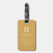 フラワーバックグラウンドラゲッジマーカー ラゲッジタグ (裏面縦)