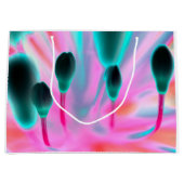 フラワーバッドフローラファンタジーデザイン抱き枕 ラージペーパーバッグ (正面)