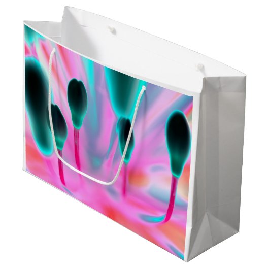 フラワーバッドフローラファンタジーデザイン抱き枕 ラージペーパーバッグ (正面アングル)