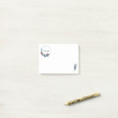 フラワーバパーソナライズされたッド ポストイット (デスク上)