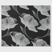 フラワーバライラストレーション水彩シームレスパッテ ラッピングペーパー (フラット)