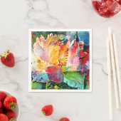 フラワーバラ スタンダードカクテルナプキン (インサイチュ)