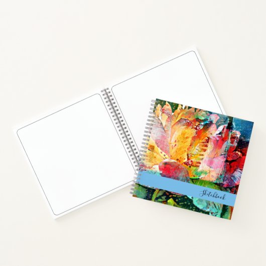 フラワーバラ ノートブック (内部)