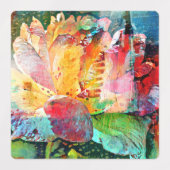 フラワーバラ ラベル (デザイン2)