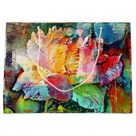 フラワーバラ ラージペーパーバッグ