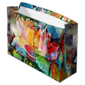 フラワーバラ ラージペーパーバッグ (裏面アングル)