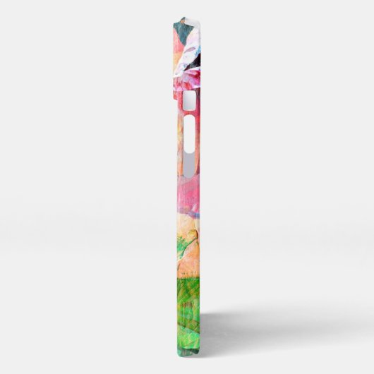 フラワーバラ iPhoneケース (左側面)