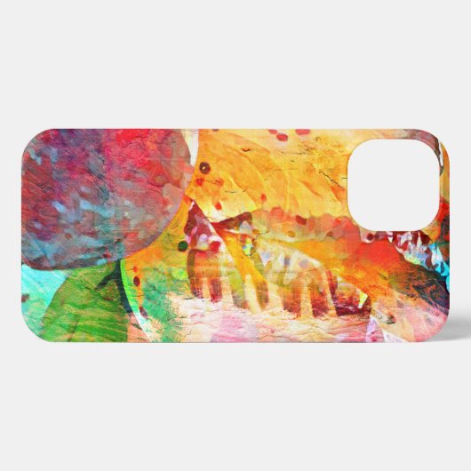 フラワーバラ iPhoneケース (裏面横)