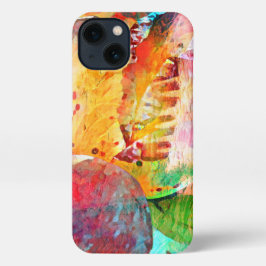 フラワーバラ iPhone 13ケース