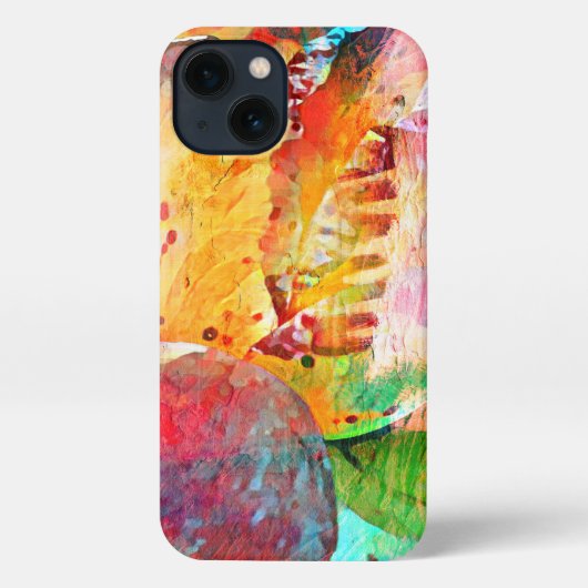 フラワーバラ iPhoneケース (裏面)