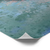 フラワーバレリーナ女性バレエダンサーのポスター ポスター (角)