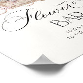 フラワーバーが市場から出エレガントる ポスター (角)