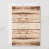 フラワーバーグンディワインのテーマパーティー 招待状 (裏面)