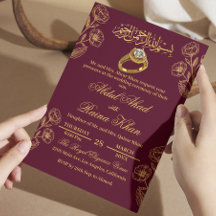 フラワーバースデーゴールド ムスリムイスラム婚約