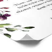 フラワーバースデー ブルッシュ おむつハント看板 ポスター (角)