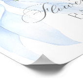 フラワーバーブルーボウフローラ開花バー ポスター (角)