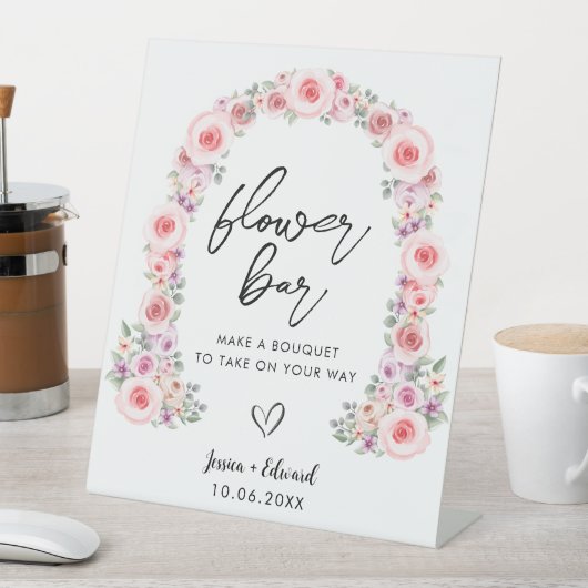 フラワーバーミニマルフローラシック春ブーケP 台座サイン (インサイチュ)