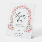 フラワーバーミニマルフローラシック春ブーケP 台座サイン (正面)