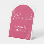 フラワーバー記号  台座サイン (正面)