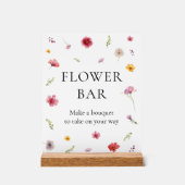 フラワーバー アクリルサイン (正面)