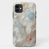 フラワーパステルバタフライフォンカバー Case-Mate iPhoneケース (裏面)