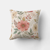 フラワーパターンパステルカラー クッション (裏面)