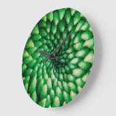 フラワーパターン大時計 ラージ壁時計 (傾斜)