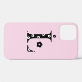 フラワーパターン(の模様が)あるレターLかろうじてiPodケース Case-Mate iPhoneケース (裏面 (横))