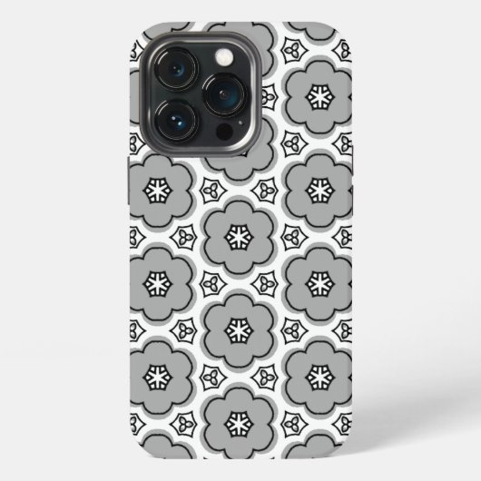 フラワーパターン Case-Mate iPhoneケース iPhone 13 Proケース (裏面)