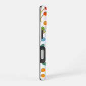 フラワーパターン iPhone 16ケース (右側面)