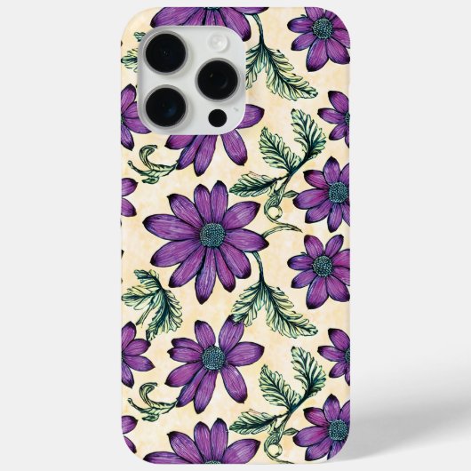 フラワーパターンI Case-Mate iPhoneケース (裏面)