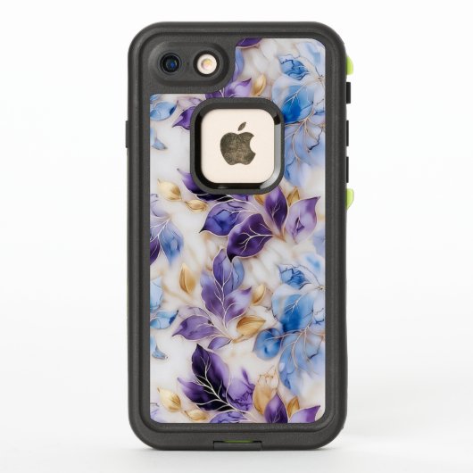 フラワーパターンiPhone 5/5sケース - スタイリッシュな保護 LifeProof iPhoneケース (裏面)