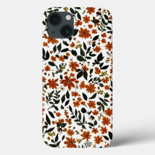 フラワーパターンiPhone / iPadケース iPhone 13ケース