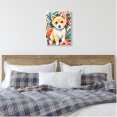 フラワーパップ キャンバスプリント (インサイチュ (寝室))