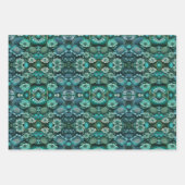 フラワーパテレンギフト包み紙 ラッピングペーパーシート (正面2)