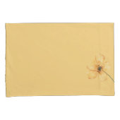 フラワーパラダイスイエローペアケース 枕カバー (正面右)