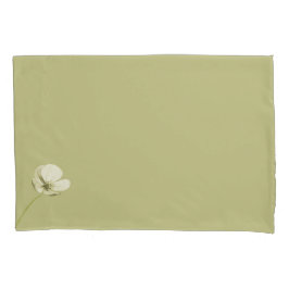 フラワーパラダイスグリーン花Bペアケース 枕カバー