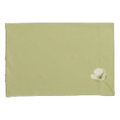 フラワーパラダイスグリーン花Bペアケース 枕カバー (正面右)