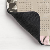 フラワーパラダイス2025カレンダーまたは写真を配置 マウスパッド (コーナー)