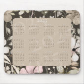 フラワーパラダイス2025カレンダーまたは写真を配置 マウスパッド (正面)