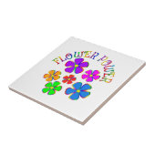 フラワーパワーおもしろいフラワー タイル (側面)