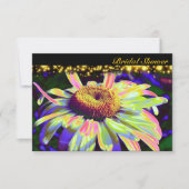 フラワーパワーのカスタムなブライダルシャワーの招待状 招待状 (正面)