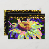 フラワーパワーのカスタムなブライダルシャワーの招待状 招待状 (正面/裏面)