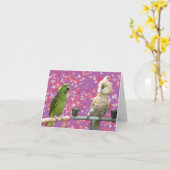 フラワーパワーの小さいメッセージカード カード (黄色い花)