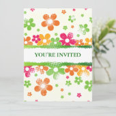 フラワーパワーの招待 招待状 (スタンド正面)