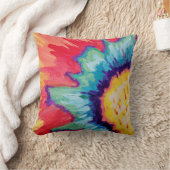 フラワーパワーの枕 クッション (ブランケット)